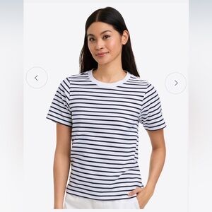 Draper James crewneck t shirt in nautical stripe